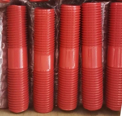 खरीदें PTFE डबल एंडेड बोल्ट / कार्बन स्टील स्टड बोल्ट UNC थ्रेड online manufacture