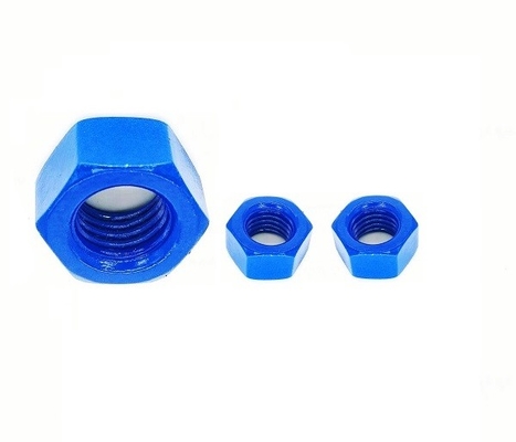 खरीदें PTFE कोटिंग हेक्सागोन हेड नट / A194 2H हेक्स नट जीबी / टी 6170 online manufacture