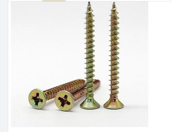 खरीदें रंग - जस्ता स्व टैपिंग धातु शिकंजा M4 M5 M6 Slotted Countersunk हेड के साथ online manufacture