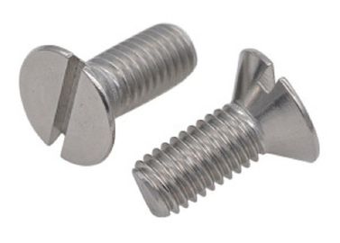 खरीदें मानक Slotted सिर पेंच, जस्ता चढ़ाया स्टेनलेस स्टील Slotted Countersunk पेंच online manufacture