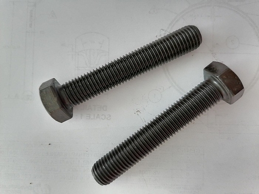 ऑक्साइड हाई स्ट्रेंथ एफटी हेक्स हेड बोल्ट फास्टनर ग्रेड 8.8 10.9 12.9