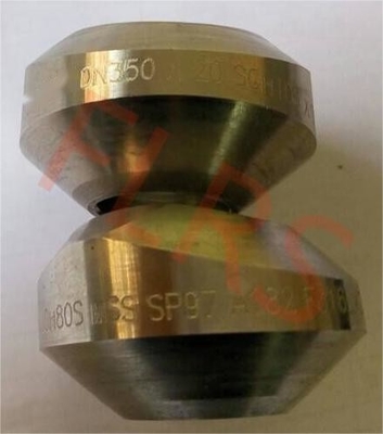A182 F316L बट वेल्ड पाइप आउटलेट फिटिंग जाली स्टेनलेस स्टील MSS SP97
