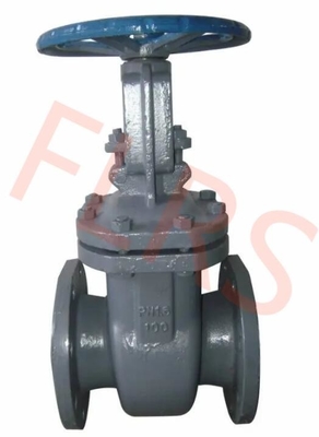 जहाज निर्माण JIS F7366 PN10 के लिए DN150 मरीन कास्ट स्टील फ्लैंग्ड गेट वाल्व