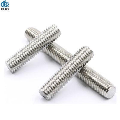 UNC थ्रेड प्लेन फिनिश M20 M24 SS304 डबल एंडेड बोल्ट