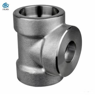6000LB बराबर टी ASME B16.11 जाली स्टील पाइप फिटिंग