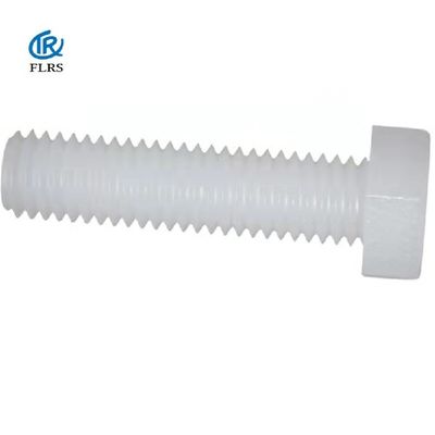पूर्ण धागा PVDF हेक्स। हेड बोल्ट / M2-M20 जंग प्रतिरोधी पेंच