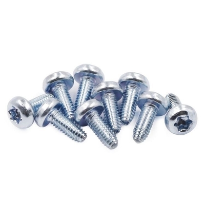 ग्रेड 8.8 जस्ती Torx सॉकेट पैन हेड थ्रेड रोलिंग स्क्रू / सेल्फ टैपिंग ट्रायंगल थ्रेड स्क्रू DIN7500 PE